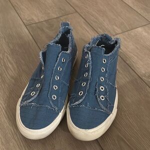 Blue Denim Sneakers